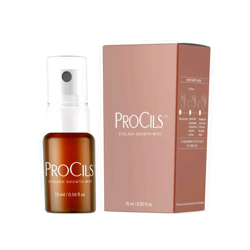 ProCils | Eyelash and Eyebrow Growth Mist. Sterile and Dermatologically Tested Formula. Longer, Fuller Thicker Lashes & Brows