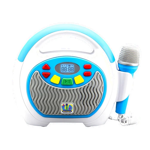 eKids Mother Goose Club Karaoke Machine for Kids with Microphone and Built-in Nursery Rhymes