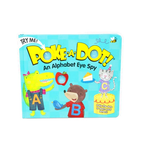Melissa & Doug Children's Book - Poke-a-Dot: An Alphabet Eye Spy (Board Book with Buttons to Pop) - FSC Certified