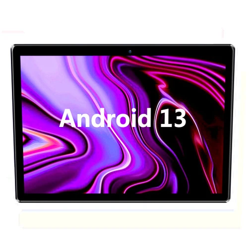 PRITOM M10 10 inch Tablet - Android 13 Tablets with 4GB(+2GB Expand) RAM, 64GB ROM, 512GB Expand, Quad-Core, HD IPS Screen, Dual Camera, Wi-Fi, Bluetooth, Cyan