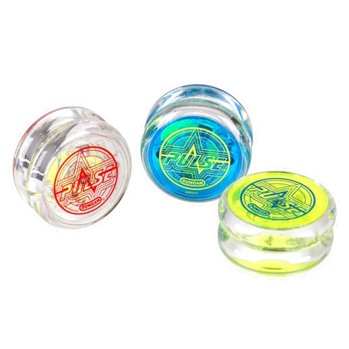 RANGS JAPAN Duncan Toys Pulse LED Light-Up Yo-Yo, Intermediate Level Yo-Yo with Ball Bearing Axle and LED Lights, Mystery Color,Colors May Vary