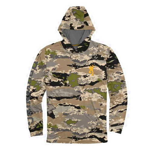 Browning Men's Tech Hooded Long Sleeve Shirt