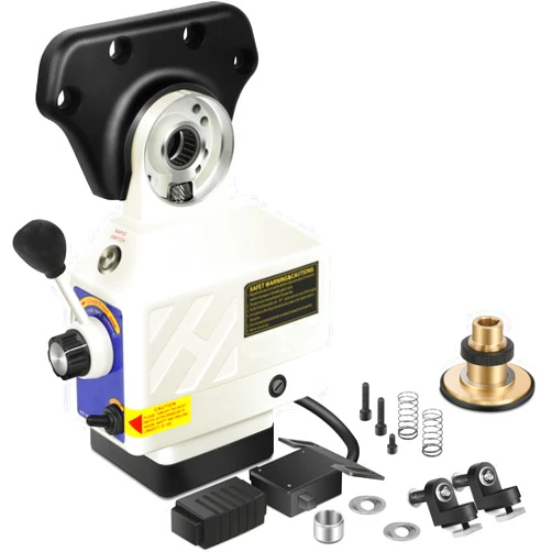 Dollate Power Feed X-Axis 450 in-lb Torque, 0-200RPM Rotate Speed 110V Power Feed Milling Machine for Bridgeport Type Milling Machine