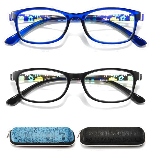 RaoOG Reading Glasses for Women Blue Light Blocking Computer Readers, Flexible Eyeglasses Anti Eyestrain/Glare/UV