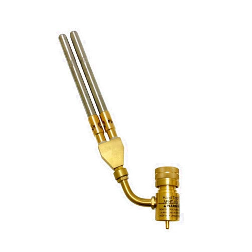 AP APPLI PARTS Appli Parts APHT-1D2 Double Burner Hand Torch for Soldering Brazing with Map or Propane Fuel Swivel Tip for uses in Plumbing Refrigeration air Conditioning and More