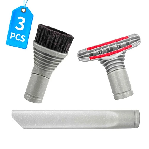IOEALD Dc07 Vacuum Attachment For Dyson Upholstery Attachment, For Dyson Dc07 Replacement Parts, For Dyson Crevice Tool And For Dyson Vacuum Dc14 Dc01 Dc02 Dc04 Dc07 Dc17 Cordless Vacuum Accessories (3kit)