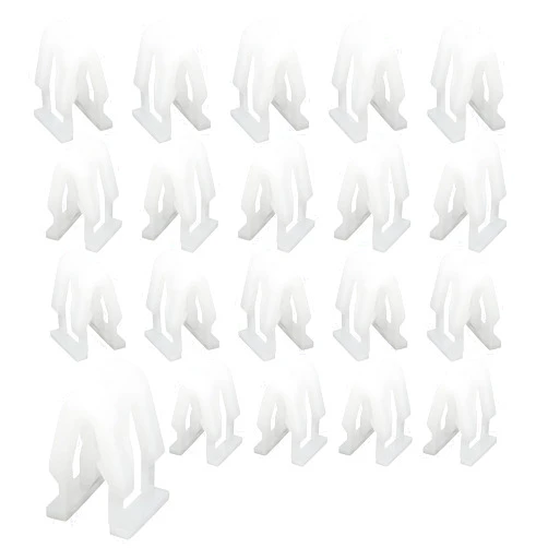 Jokormo 20 PCS Car Dashboard Trim Clip Accessories, Waterproof Durable Plastic Vehicle Front Console Retainer Replacements, Universal Automotive Fastener Kits for Truck SUV Car (White)