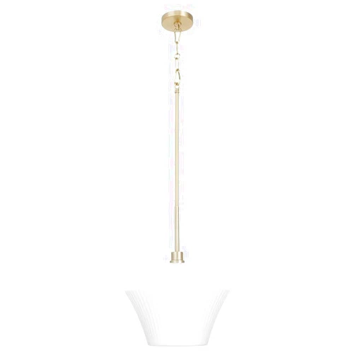 Love Nest Quorum 8221-15-80 Cassini - 1 Light Pendant-12.75 Inches Tall and 15 Inches Wide, Finish Color: Aged Brass