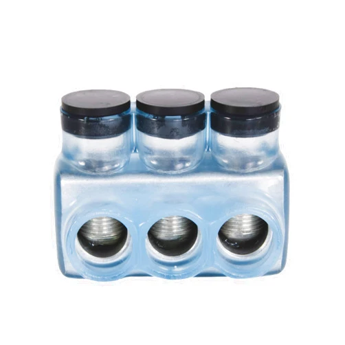 Polaris Vision Tap IPLD3/0-3CB Insulated Connector-3 Port Dual-Sided Entry-3/0-6 AWG-1 Pack-Clear