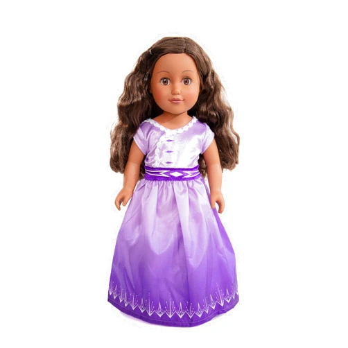 Little Adventures Ice Harvest Princess Doll Dress - Doll Not Included - Machine Washable Child Pretend Play and Party Doll Clothes with No Glitter