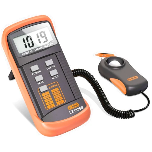 Dr.meter LX1330B Digital Illuminance Light Meter, 0-200,000 Measurement Range Lux Meter