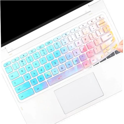 MUBUY-GOL Colorful Keyboard Cover for Acer Chromebook 311 314 315 511 512 514/ Chromebook Spin 11 311 C733 CP311 511 512 513 514 /Chromebook 11 CB3-131 CB3-132 CP311 C738T /Chromebook Spin 713 CP713 R13