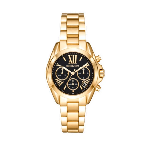 Michael Kors Bradshaw Women's Watch, Stainless Steel Chronograph Watch for Women with Steel or Leather Band