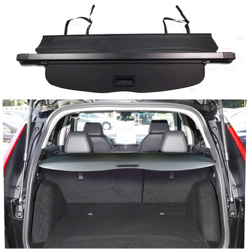 BOPARAUTO Cargo Cover for Honda CR-V CRV Accessories 2023 2024 2025 With Back Curtain Rear Black Trunk Shade Luggage Security Cover(Include Hybrid)
