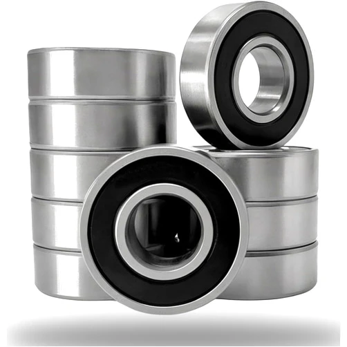 SACKORANGE 10 Pack 6205-2RS Double Rubber Seal Deep Groove Ball Bearings 25x52x15mm Pre-Lubricated and Stable Performance and Cost Effective Bearings (6205-RS)