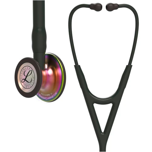 3M Littmann Cardiology IV Diagnostic Stethoscope, 6165, More Than 2X as Loud, Weighs Less, Stainless Steel Rainbow-Finish Chestpiece, 27