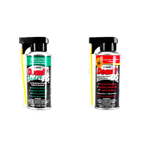 Hosa F5S-H6 CAIG DeoxIT FaderLube 5% Spray, 5 oz. & DeoxIT 5% Spray Contact Cleaner, 5 oz.