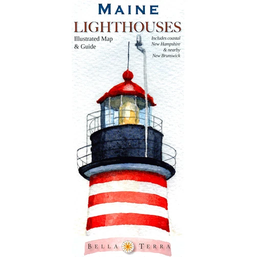 By Bella Stander (Author), Peter M. Mason;Rob Thorpe;Diana Hertz;Knoll Cartography (Illustrator) Maine Lighthouses Illustrated Map & Guide