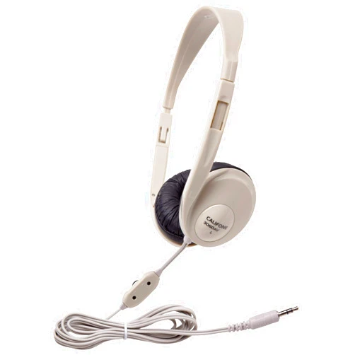 Califone CAF3060AV-A1 Multimedia Stereo Headphone, Beige