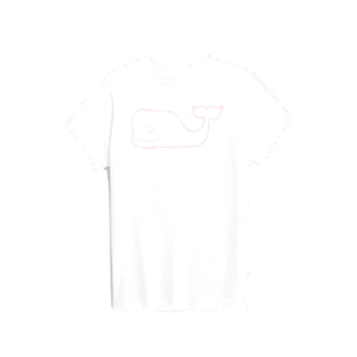 Vineyard Vines Girls' Vintage Whale Short-Sleeve Pocket Tee