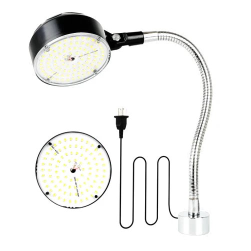 Sisymos Led Magnetic Work Light, 2160 Lumens Waterproof Lathe Light With 15inch Gooseneck for Machine, Grinders, drill presses and workbenches.