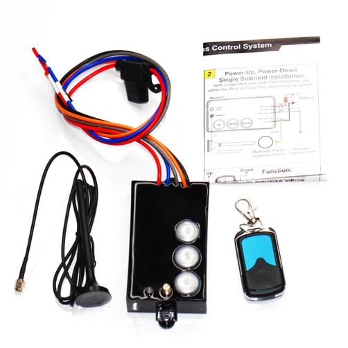 QHQSQC G3-H01 for Wireless Dump Trailer Remote Kit 12 Volt Hydraulic Lift Winch with Wireless Remote Control.