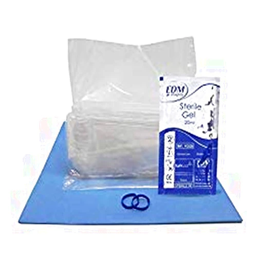 EDM Medical Solutions Krystal Latex-Free Sterile Ultrasound Probe Covers 6 x 32