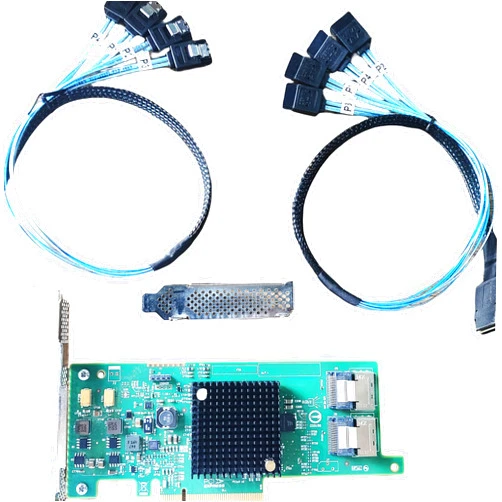 SVNXINGTII 9207-8i 6Gbs SAS 2308 PCI-E 3.0 HBA IT Mode for ZFS FreeNAS unRAID 2*SFF-8087 SATA Host Bus Adapter