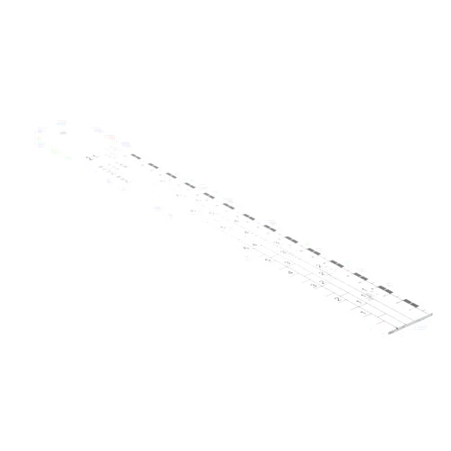 VONNST Car Paint Measuring Scale Mixing Ruler Standard Steel Painting Mixing Tool Car Paint Ruler Paint Measuring Tool (white, large)