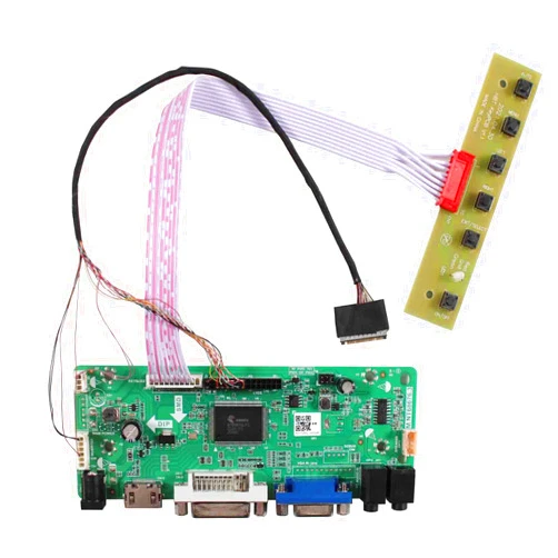 VSDISPLAY HD-MI DVI VGA Audio LCD Controller Board Work for 8.9