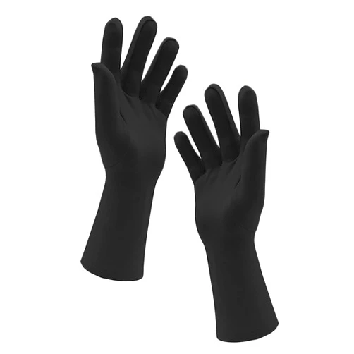 Chendvol Men's and Women's Wrist Length Stretchy Spandex Gloves Costume Banquet Wedding Party Short Gloves