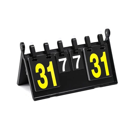 Good Homie Portable Table Top Scoreboard, Multi Sports Score Flip Scoreboard, for Indoor andOutdoor Sports Ping Pong/Baseball/Tennis/Basketball Scoreboard or Varsity Scoreboards/Volleyba