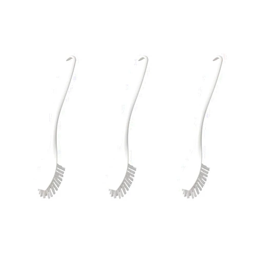 Ikea Easily Handable White Dish-Washing Brush (Pack of 3)