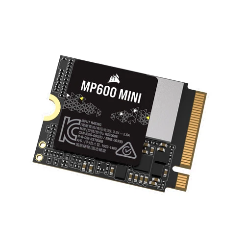 Corsair MP600 Mini 1TB M.2 NVMe PCIe x4 Gen4 2 SSD – M.2 2230 – Up to 7,000MB/sec Sequential Read – High-Density 3D TLC NAND – Great for Steam Deck and Microsoft Surface – Black