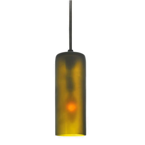 Meyda Tiffany Custom Lighting 99422 Transitional One Light Mini Pendant from Venice Collection in Green Sandblasted Finish, 5.00 inches