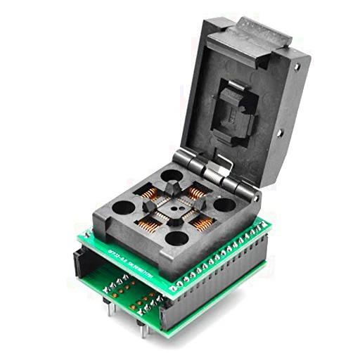 ALLSOCKET QFP32-0.8 QFP32 TQFP32 QFP32 to DIP32 Programming Adapter OTQ-32-0.8-02 0.8mm Pitch 7x7mm IC Dimension Clamshell Adapter Soldering Version @ALLSOCKET
