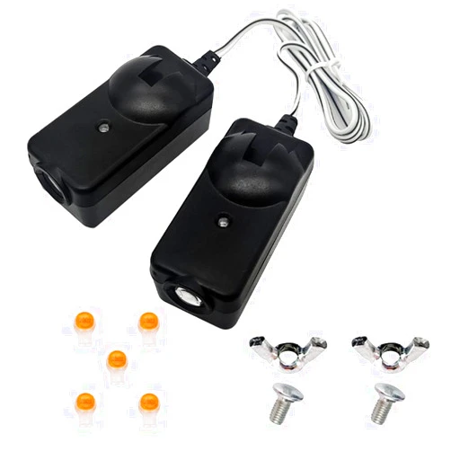 BNRSZ 2024 𝙐𝙥𝙜𝙧𝙖𝙙𝙚𝙙 41A5034 Safety Sensor Kit Compatible with Liftmaster Chamberlain Sears Craftsman Garage Door Opener Made After 1997. Safety Sensors Beam Eyes, Replace G801CB-P,10 Years Warranty