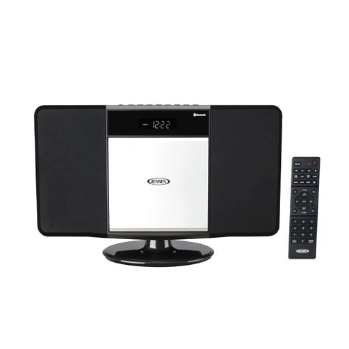 Jensen JBS-300 Modern Bluetooth Stereo Music System for Home with CD/MP3/WMA Player Wireless Streaming USB Port for MP3 Playback | Digital AM/FM Stereo (Remote Included) (Limited Edition)