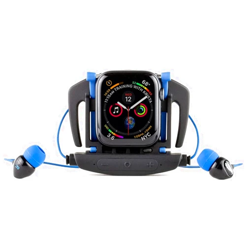 H2O Audio Interval - Swimming Headphones Made for Apple Watch with Bass-Amplified Surge S+ Swimming Earbuds - Bluetooth Swimming Headphones for Underwater Sports - 6-Hour Playtime - Waterproof IPX8