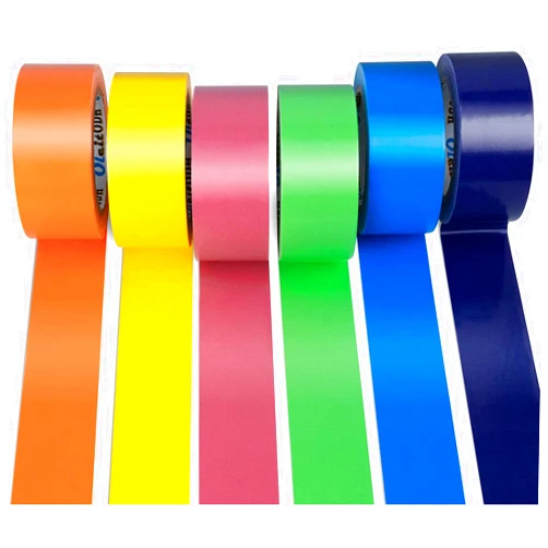 Oleitodh 6 Pack Rainbow Colored Duct Tape Bulk, 2 Inch x 180 Yards Heavy Duty Color Duct Tape Rolls, No Residue,Waterproof & Tear by Hand,Great for Packaging, Arts & Crafts and DIY Projects