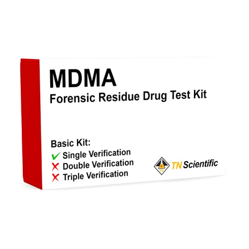 TN SCIENTIFIC.COM NH2 H3C TN Scientific - MDMA - Forensic Residue Drug Test Testing Kit - [10ml Plastic Bottle]