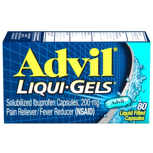Advil Advanced Medicine for Pain, 200mg, Liqui-gels 80 Ea