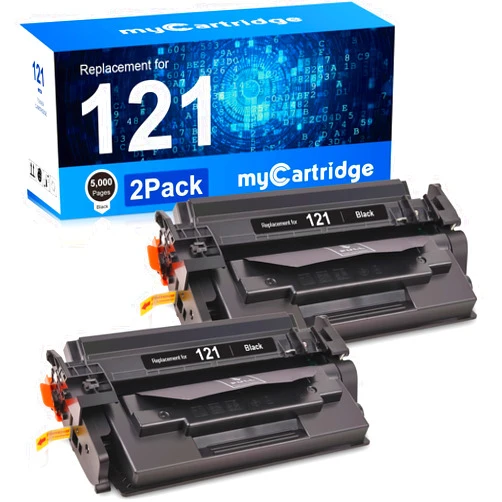 myCartridge 121 Black Toner Cartridge Compatible for Canon 121 CRG-121 CRG121 for Canon imageClass D1650 D1620 Printer (2-Pack), 121 Black Toner Cartridge