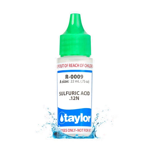 TAYLOR TECHNOLOGIES INC R-0009-A SULFURIC ACID .12N 3/4 OZ