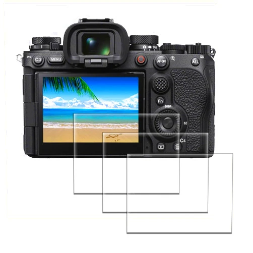 IDaPro Screen Protector for Sony Alpha A1 II A1II Alpha1 II [3 Pack] Tempered Glass Easy Installation