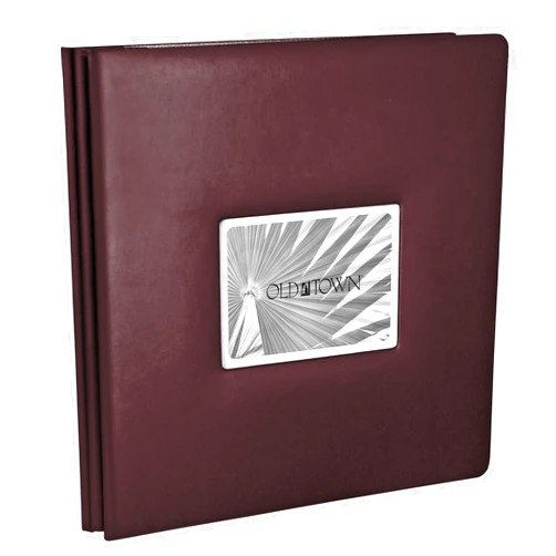Old Town Bonded Leather Scrapbook 12x12 Pages (Burgundy)