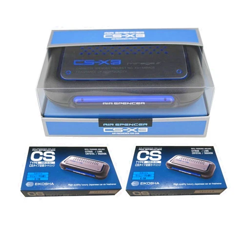 CSX3 Squash Air Spencer Bundle of CS-X3 Squash Air Freshener Unit and Refill Cartridge 2 Packs