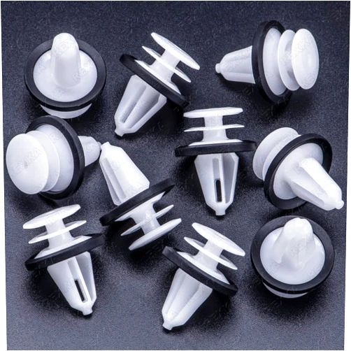 Rexka 10pcs Door Trim Panel Retainer Clip for Ford W713297-S300 C-Max Edge Escape Explorer F-150 Mustang Focus Flex Fusion Taurus Lincoln MKC MKX MKZ