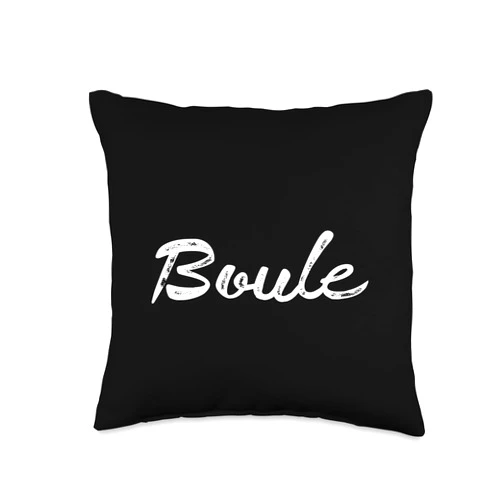 Boule Set Accessories Boules And Petanque Designs Power Bouler Outfit Kugeln Petanque Boule Throw Pillow, 16x16, Multicolor