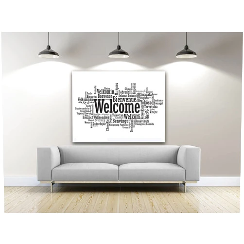 Artful Printers C-24362115 Welcome Abstract Canvas Art, 24 x 36 in.